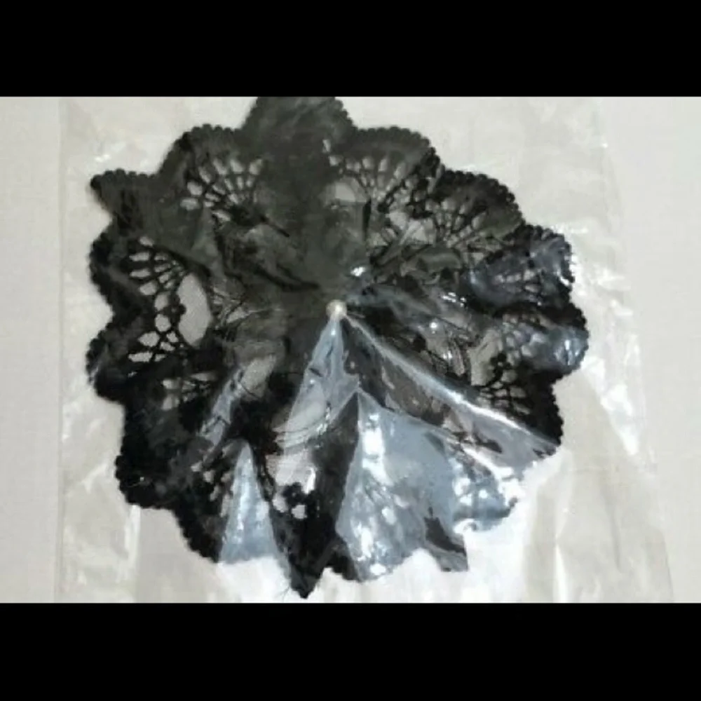 Vintage Tea Time Hair Laced Comb-OS